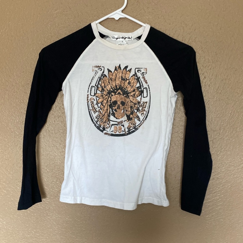 Girls cow girl tuff long sleeve size small